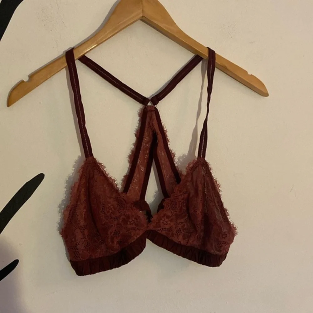 Aerie mauve lace bralette L